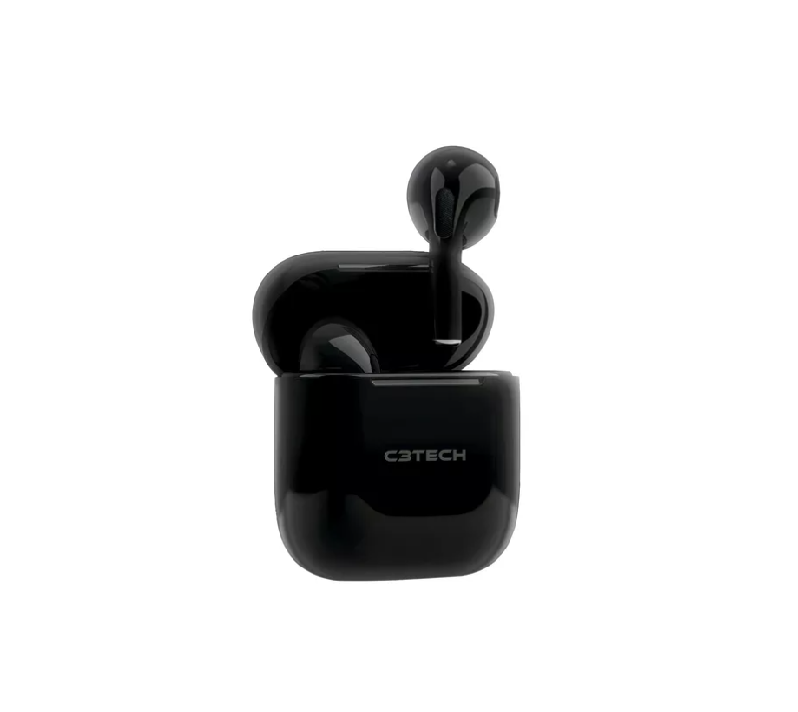 FONE DE OUVIDO BLUETOOTH 5.1 EP-TWS-21BK PRETO C3 TECH