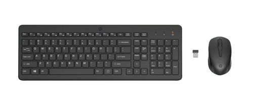 KIT WIRELESS TECLADO E MOUSE 330 2V9E6AA PRETO HP