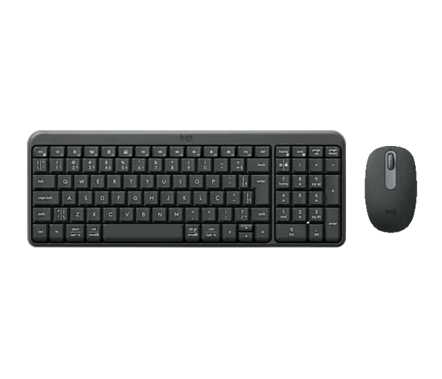 KIT WIRELESS TECLADO E MOUSE MK250 GRAFITE LOGITECH