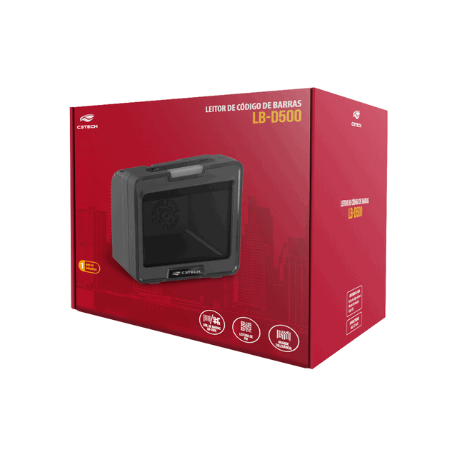 LEITOR DE CODIGO DE BARRAS FIXO USB C3 TECH