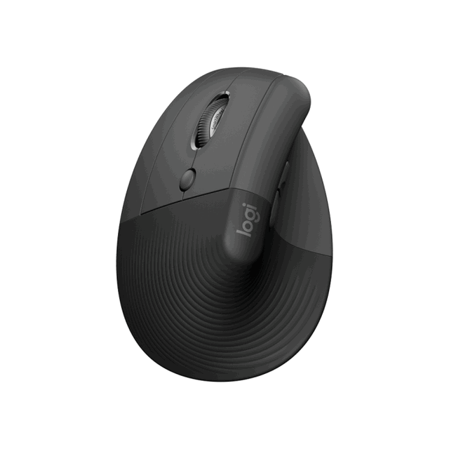 MOUSE OPTICO WIRELESS LIFT LEFT GRAFITE 910-006467 LOGITECH