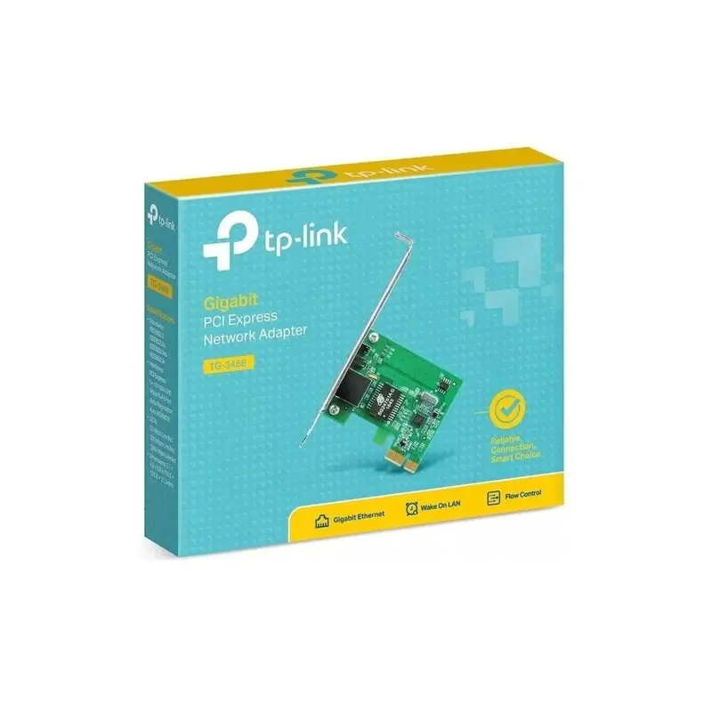 PLACA DE REDE GIGABIT PCI EXPRESS 1X TP-LINK GIGA TG-3468