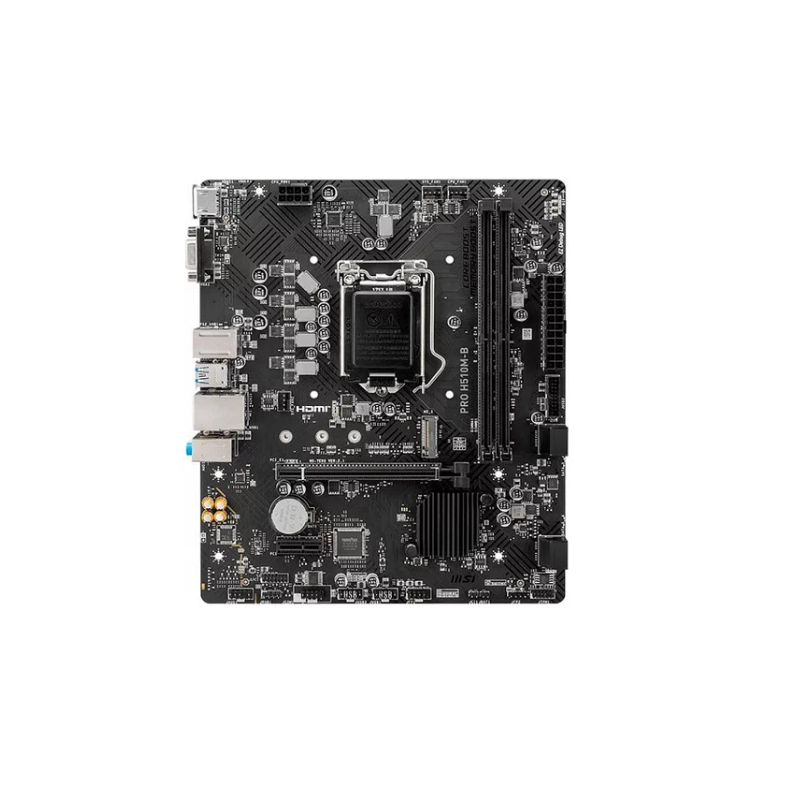 PLACA MAE MSI PRO H510M-B - CHIPSET H470 INTEL 1200 10 GER DDR4 MATX M.2 VGA/HDMI