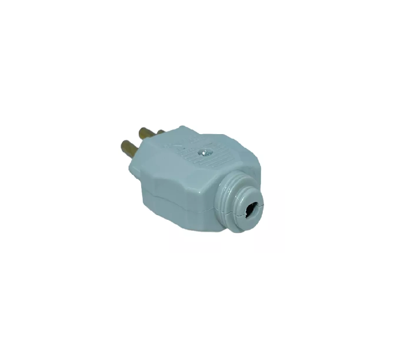 PLUGUE MACHO 180 2P+T 20A/250V CINZA
