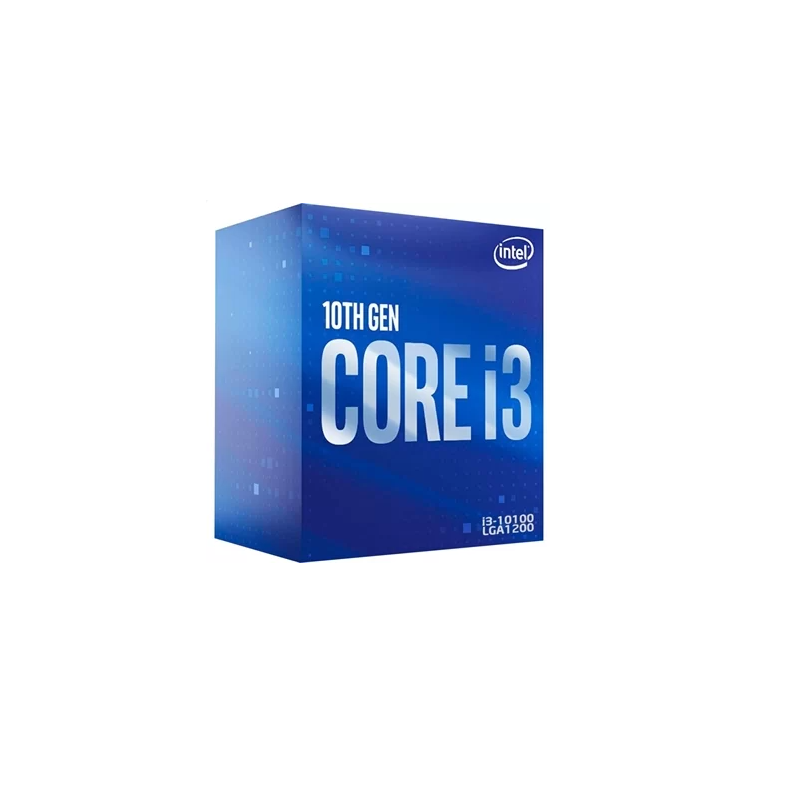 PROCESSADOR CORE i3-10100 3.6 GHz 6MB 10 GEN LGA1200 65W BOX INTEL*