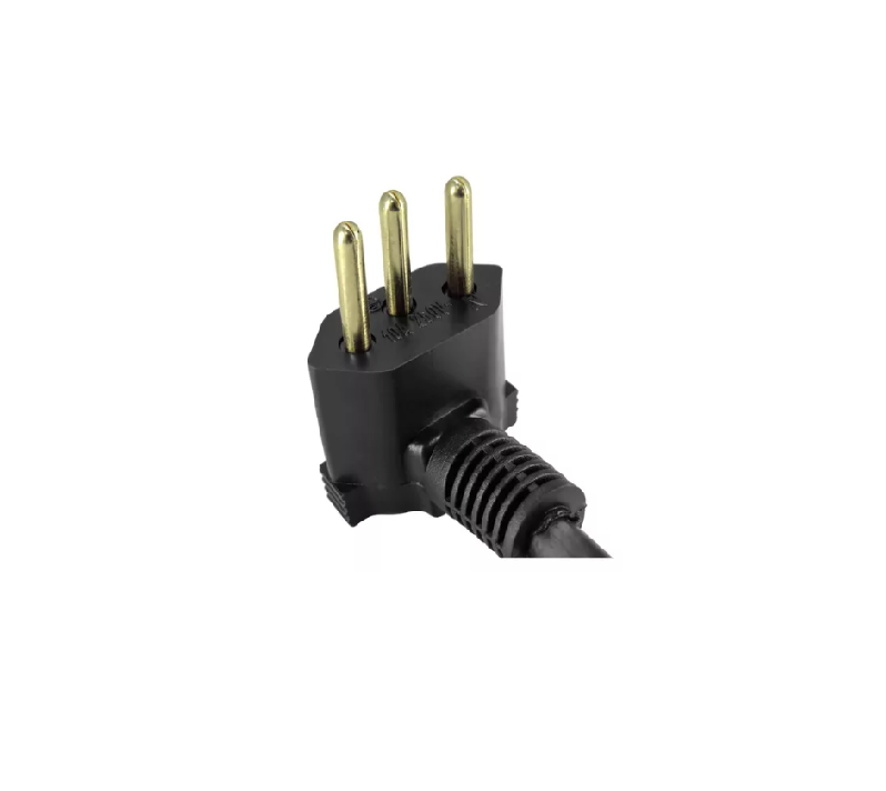 REGUA INJETADA P/ RACK 19 1U 6 TOMADAS 10A C/ DISJUNTOR PRETA EMPLAC