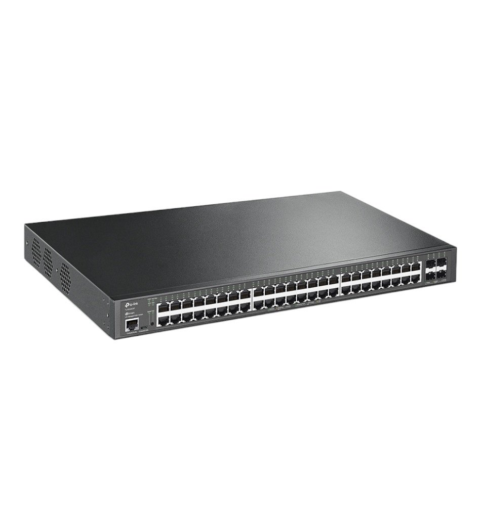 SWITCH 48 PORTAS GIGABIT POE+ 4 PORTAS 10GB SFP+ L2+ SG3452XP TP-LINK